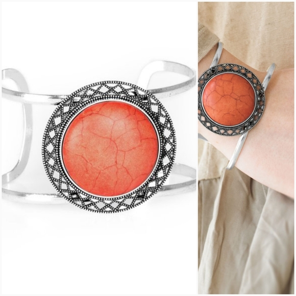 RODEO RAGE ORANGE CUFF BRACELET